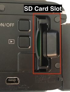 SD Card slot