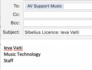 cannot activate sibelius